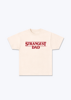 Strangest Dad Regular Shirt - Beige Front (Designed)