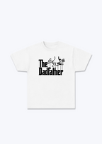 The Dadfather Regular Shirt - White Front (Designed)