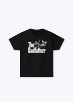 The Dadfather Regular Shirt - Black Front (Designed)