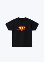 Super Dad Regular Shirt - Black Front (Designed)