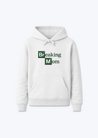 Breaking Mom Regular Hoodie - White Front (Designed)