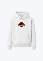 Jurassic Dad Regular Hoodie - White Front (Designed)