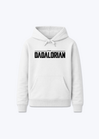 The Dadalorian Regular Hoodie - White Front (Designed)