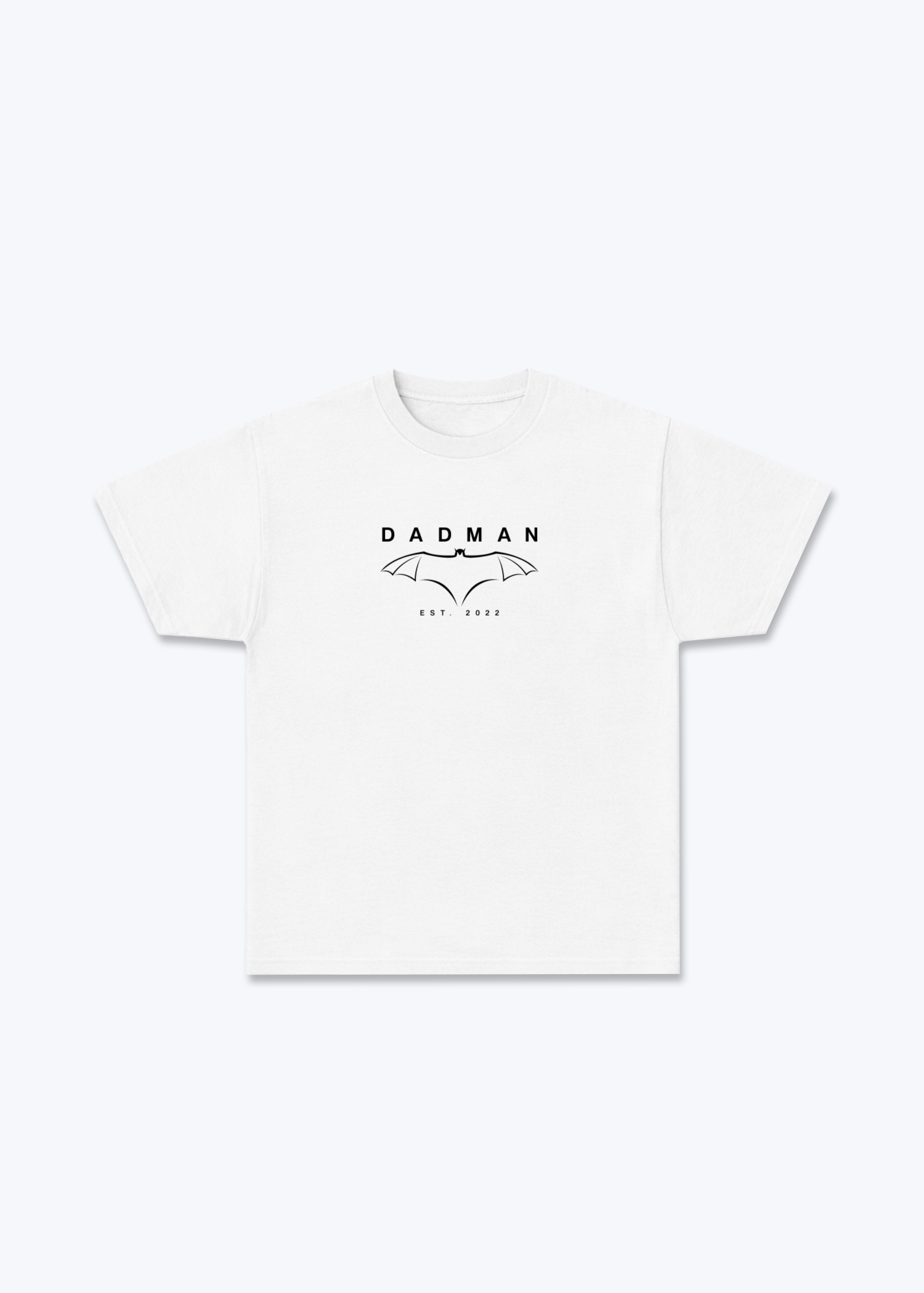 Dadman Regular Shirt - White Front (Designed)