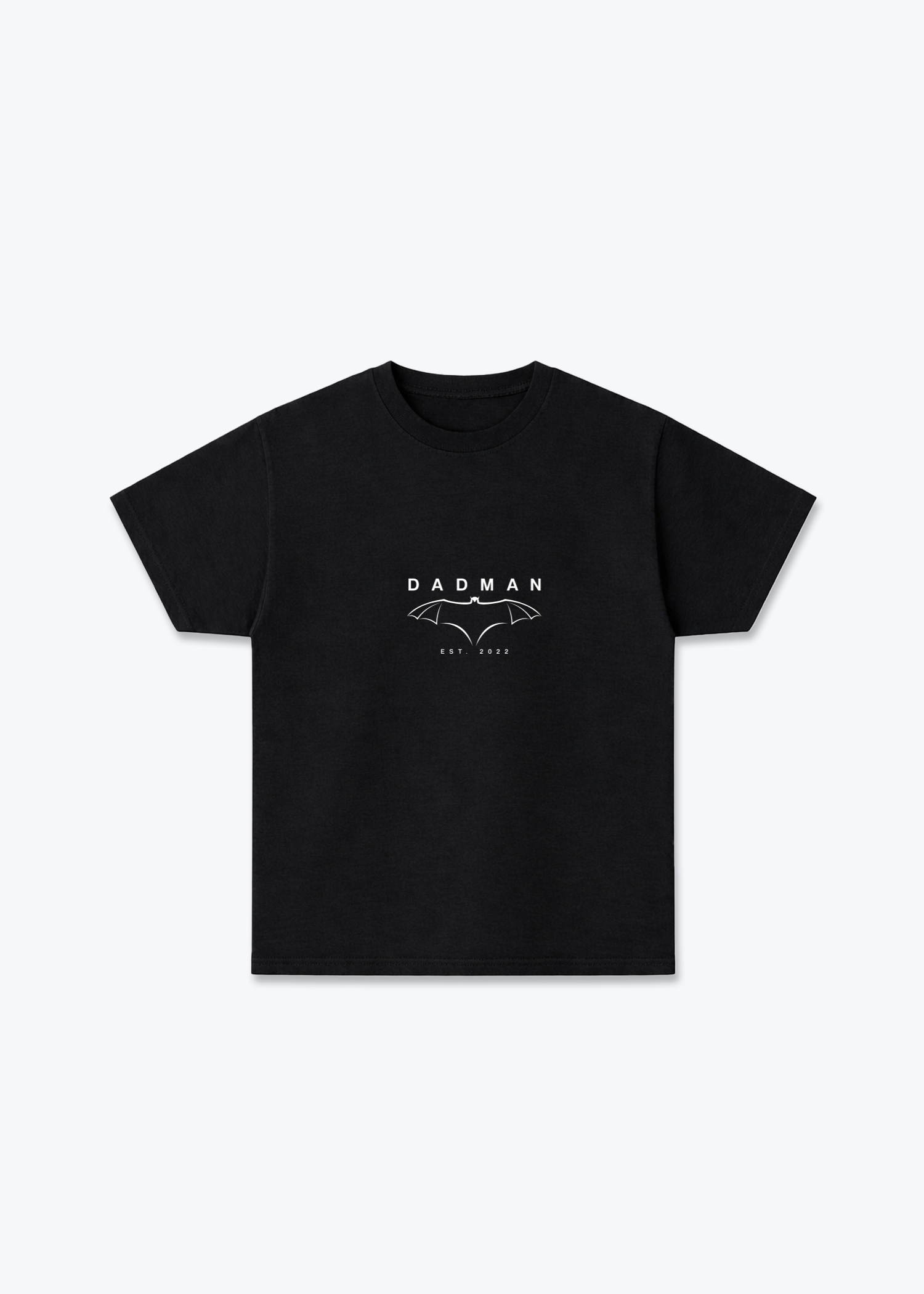 Dadman Regular Shirt - Black Front (Designed)