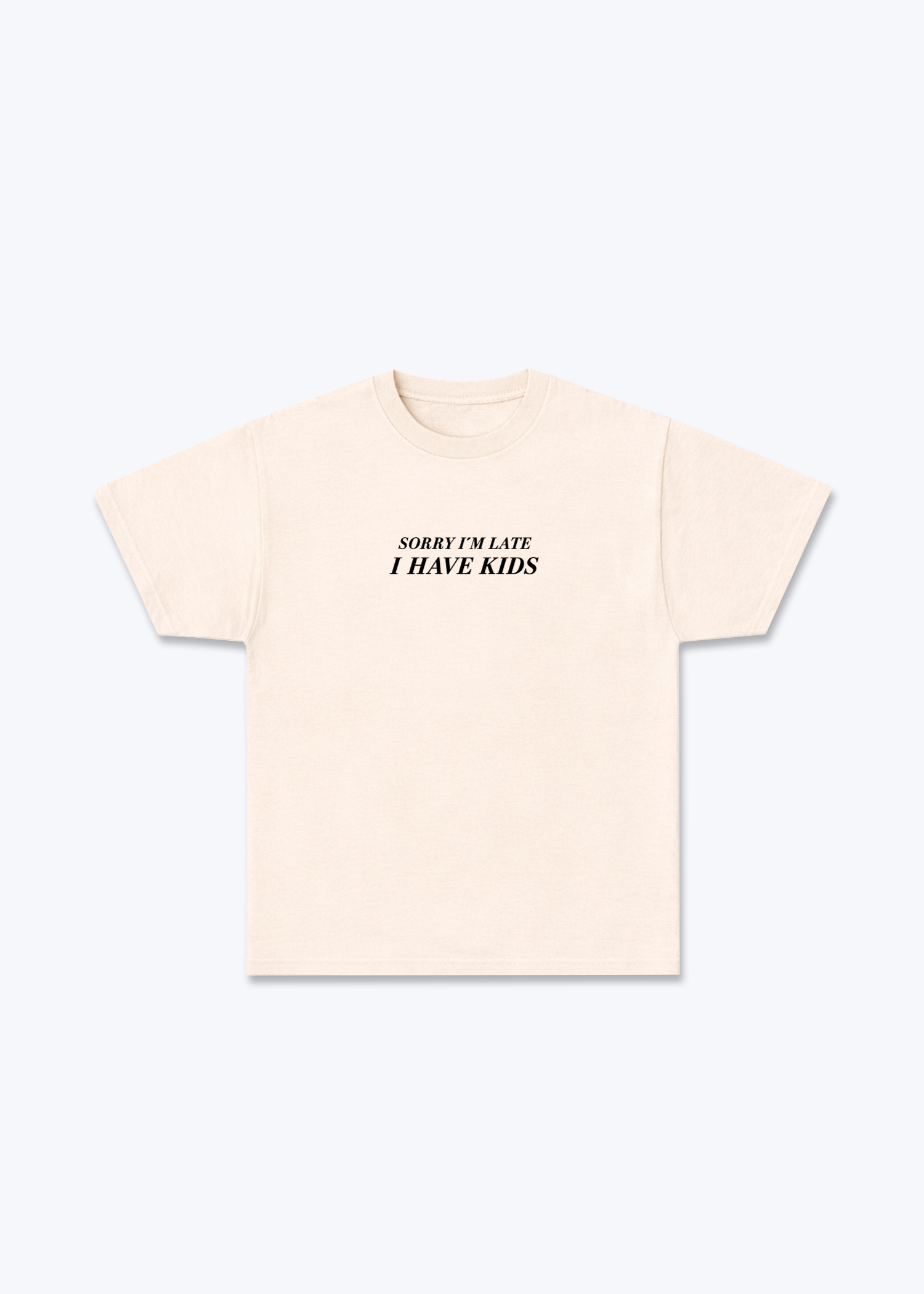 I have Kids Regular Shirt - Beige Front (Designed)