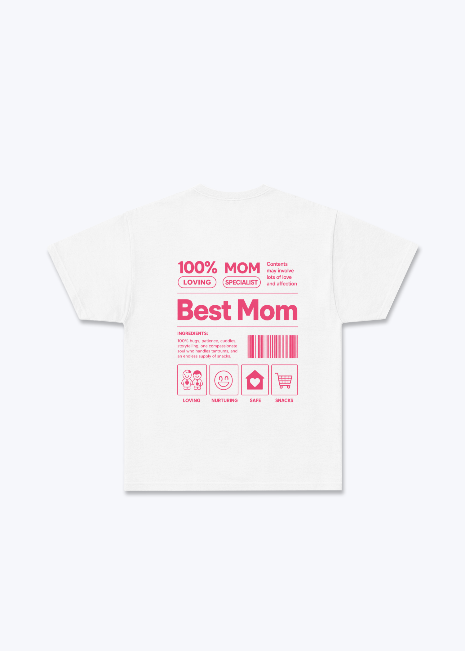 Best mom  Regular Shirt - White Back (Designed)