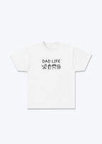 DAD LIFE Regular Shirt - White Front (Designed)