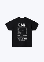 Dad 100% Regular Shirt - Black Back (Designed)