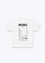 Mom 100% Regular Shirt - White Back (Designed)